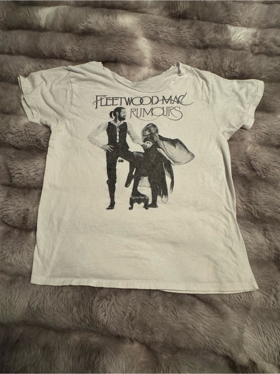 Fleetwood Mac Tops - Fleetwood Mac Rumours Short Sleeve Tee - White